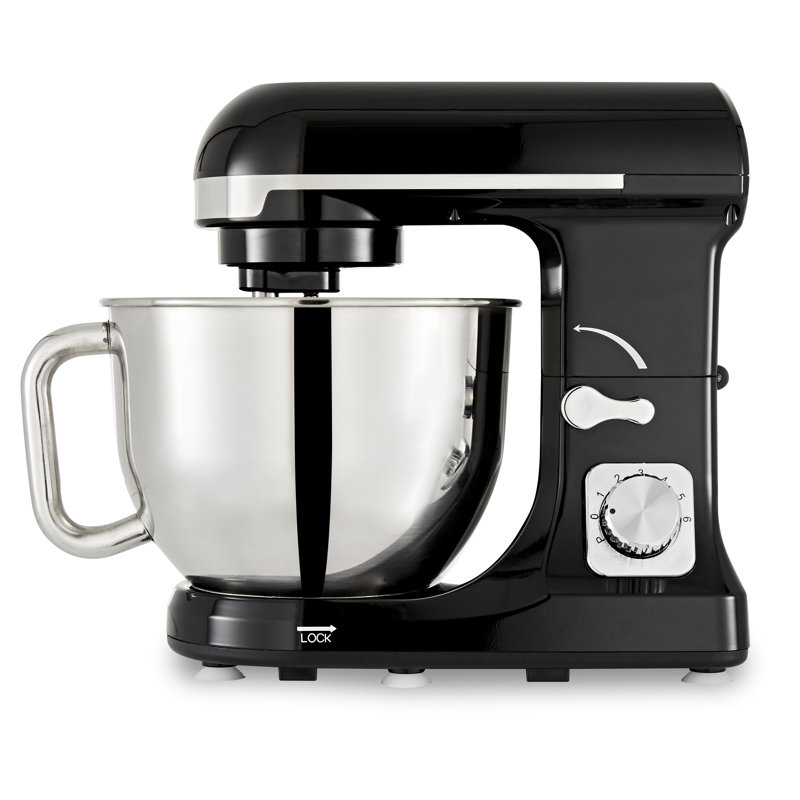 Tower 3-in-1 Stand Mixer with 6 Speeds and Pulse Setting, 1000 W