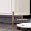Foyer décoratif électrique simple en bois massif simulé