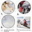 Ensemble de décorations murales 4 pièces train rouge et blanc-1726041098
