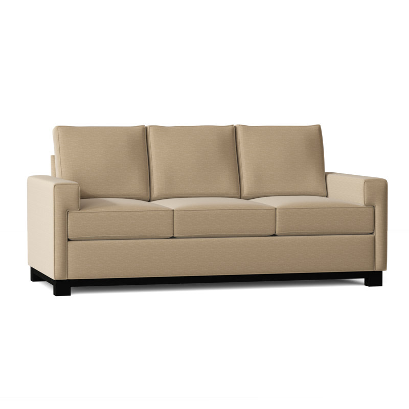 Canapé à accoudoirs carrés avec coussins réversibles Harrison, Standard, Bisque Key, Noir