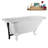 62" Streamline Clawfoot Tub,Tray,Drain, Clawfeet-101628987-102218230