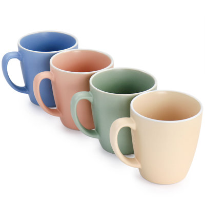 Ensemble de grandes tasses en grès 17,5 oz Spice By Tia Mowry