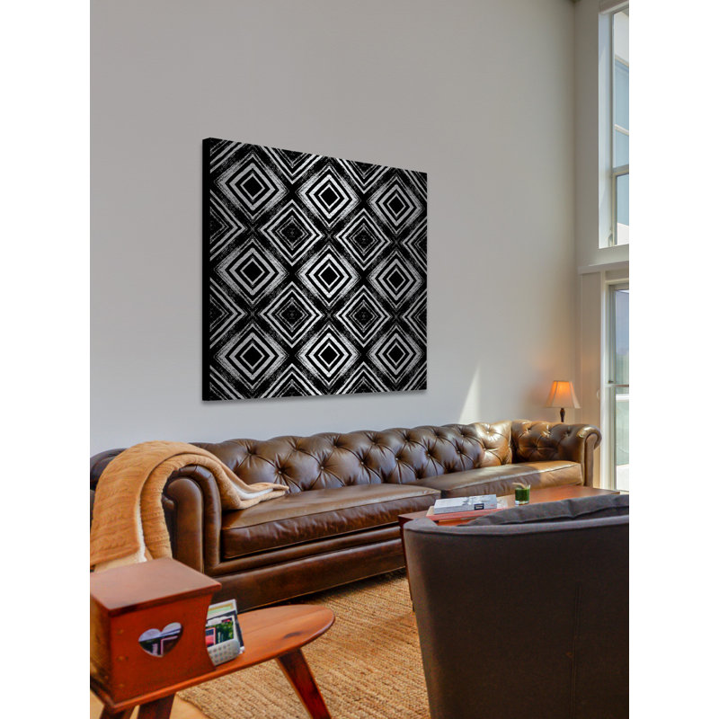 « square connection », reproduction d’art sur aluminium brossé, H 24 po x l 24 po x P 1,5 po