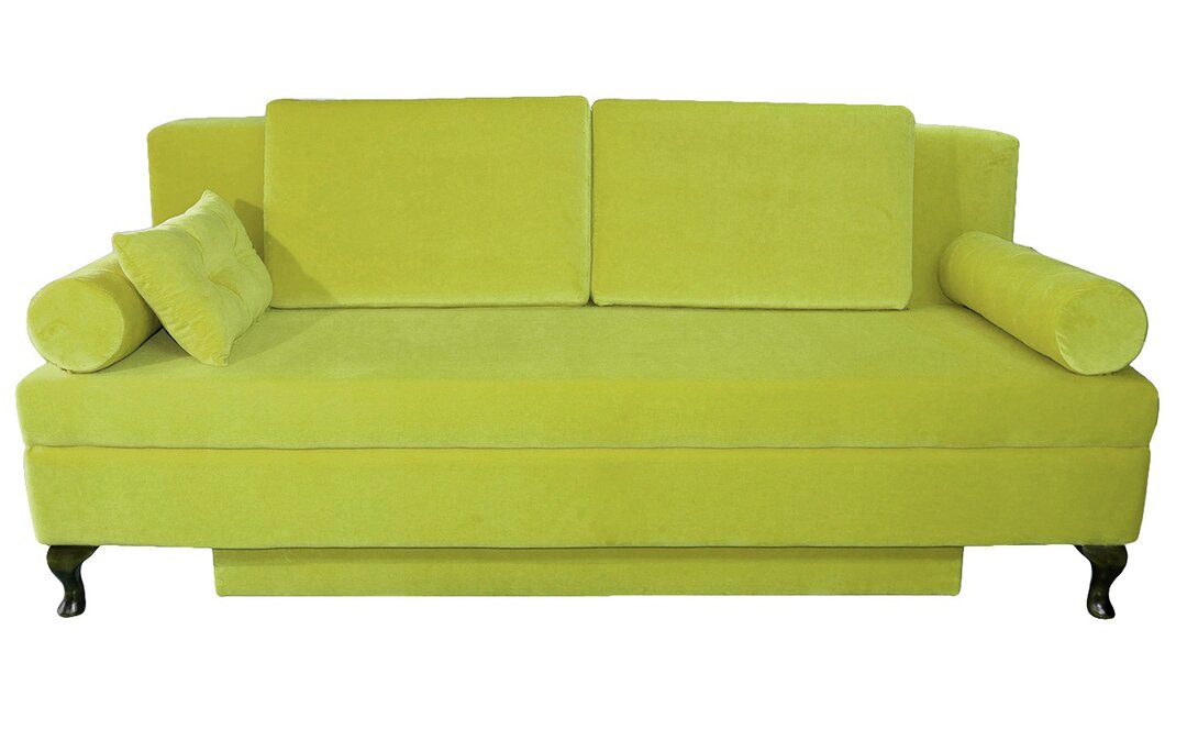 3-Sitzer Schlafsofa Modern aus Samt