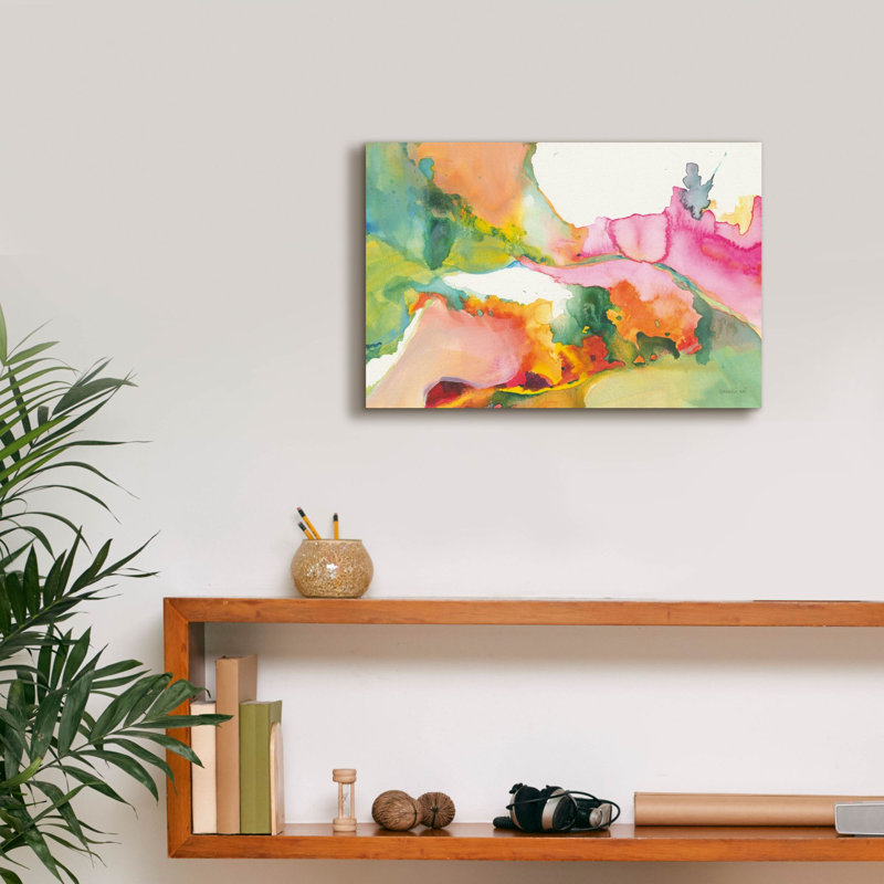 «Liquified C» par Danhui Nai, art mural sur toile, H 12 po x l 18 po