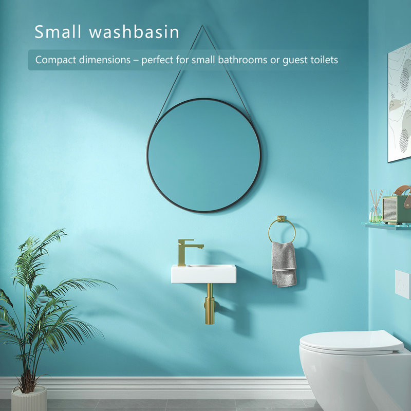 HOROW Basin 180mm W Natural Ceramic Sink