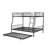 Convertible Metal Bunk Bed With Trundle-238550207