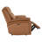 89'' Genuine Leather Zero Gravity Power Recliner Sofa with USB Ports