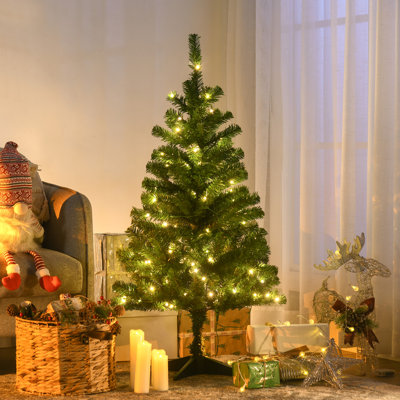 Grand arbre de Noël artificiel pré-éclairé