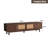 Mid Century Tv Stand For 80" Tvs, 70.9" Modern Media Console With Sliding Doors And Drawers For Living Room, Bedroom - Walnut