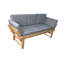 Banc de patio / table d'extérieur en bois d'acacia
