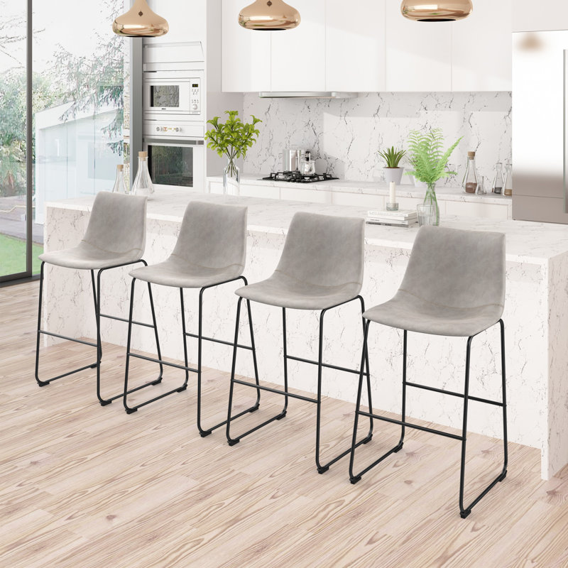 Tabouret de bar et de comptoir 27 po Azrah, Gris