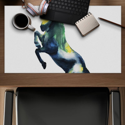 Greeting horse - 14.00"x24.25" Desk mat