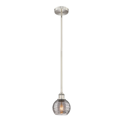 Luminaire suspendu suspendu 1 lumière Edison Ellington Deco Swirl-616-G1213