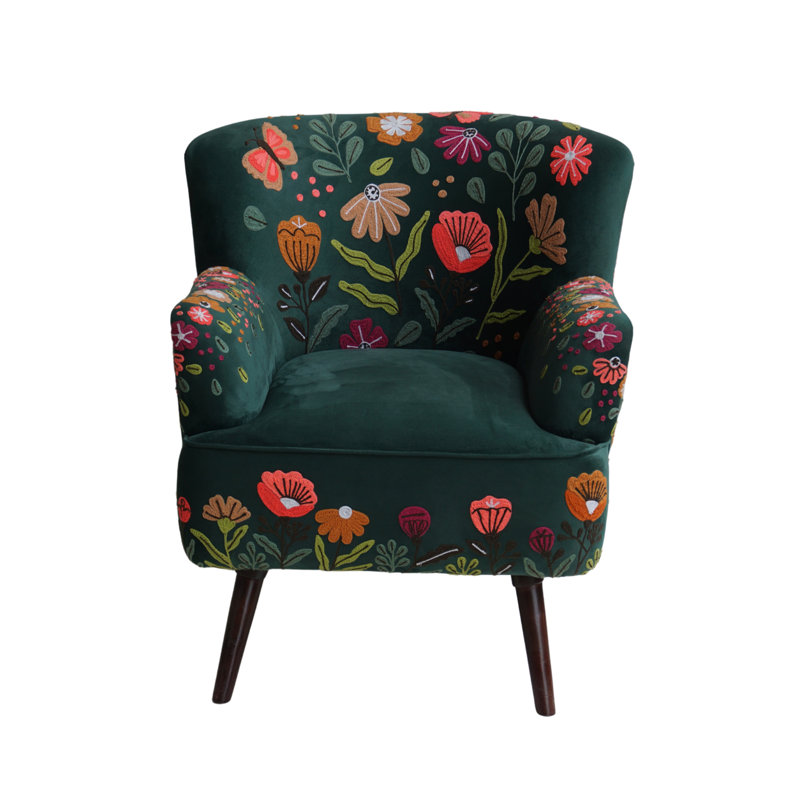 Chaise d'appoint Obara, Vert