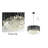 Jeanenne Frame Chandelier with Crystals Accents-181847042-181847047