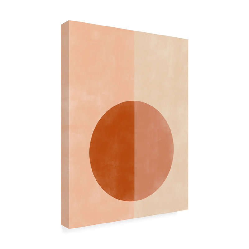 Œuvre d'art sur toile bolologia Elena Ristova Aspectratioterracotta38, H 18 po x l 24 po