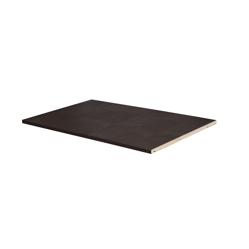 Grande tablette de garde-robe 100% bois massif seulement pour système d'organisation de garde-robe Kyle, Java