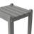 HDPE Outdoor High-Back Swivel Dining Chairs (Set Of 2) + Tall Double-Layer Side Table – Elevated Comfort Patio Set