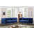 Velours bleu foncé