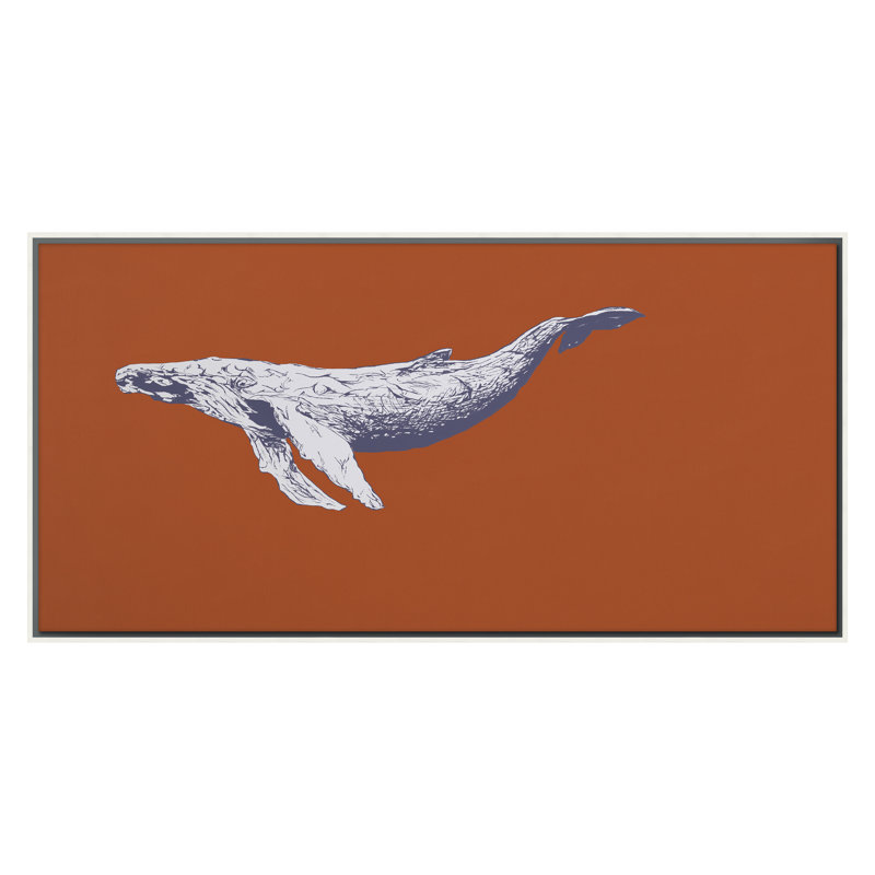 Whale Print by Russell, Kory, 20" H x 40" W