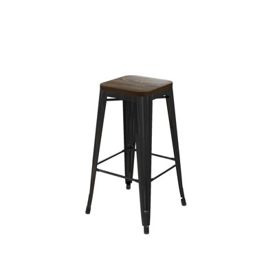 Counter Stool with Metal Frame