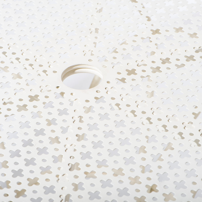Outdoor Dining Table, White