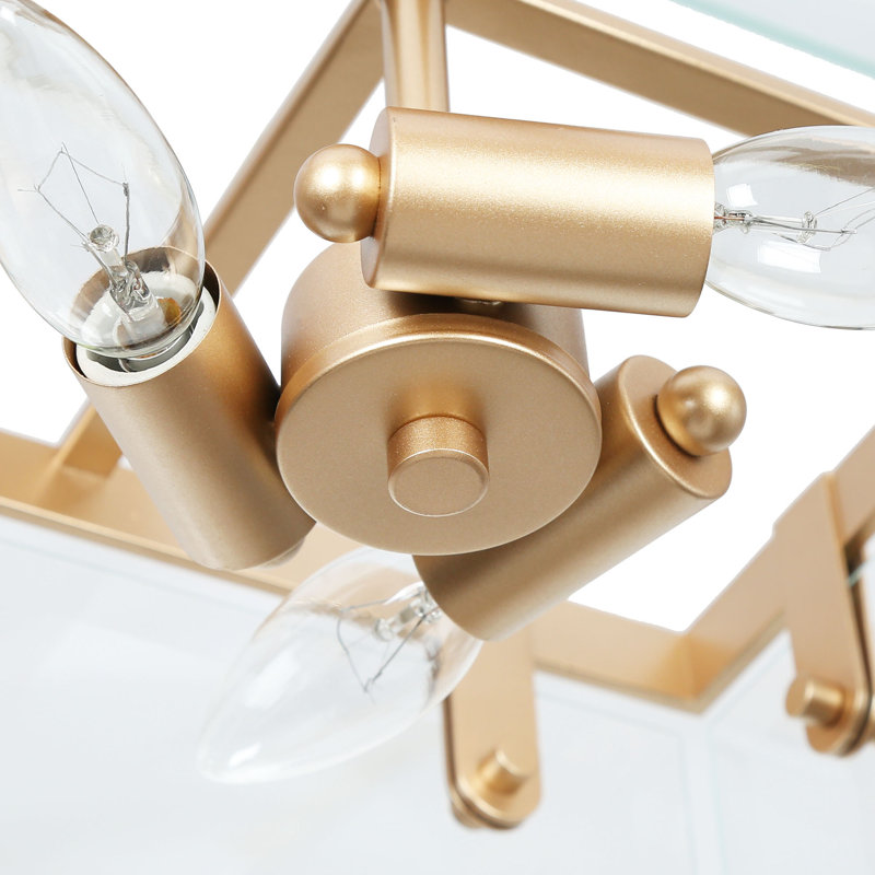 Plafonnier semi-encastré 3 lumières 12,5 po Trèsa