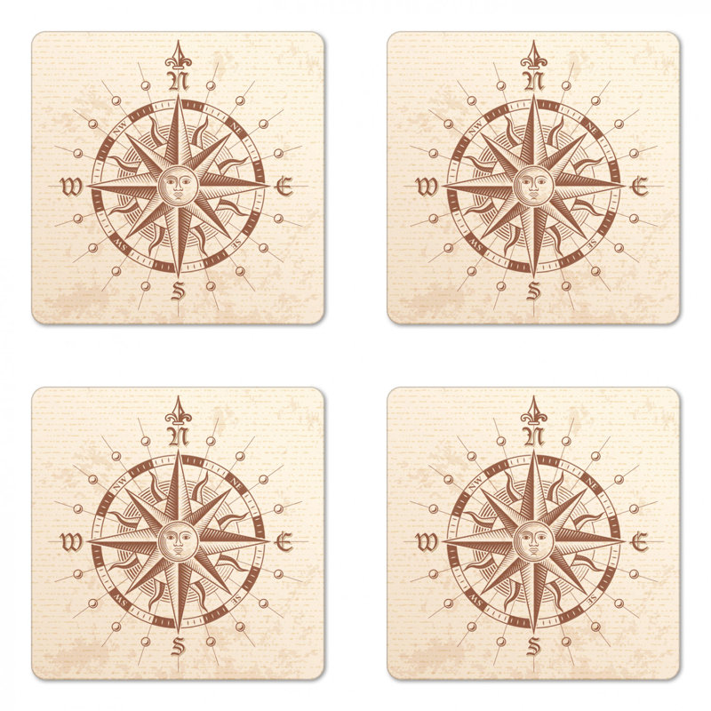 Square 4 Piece Coaster Set