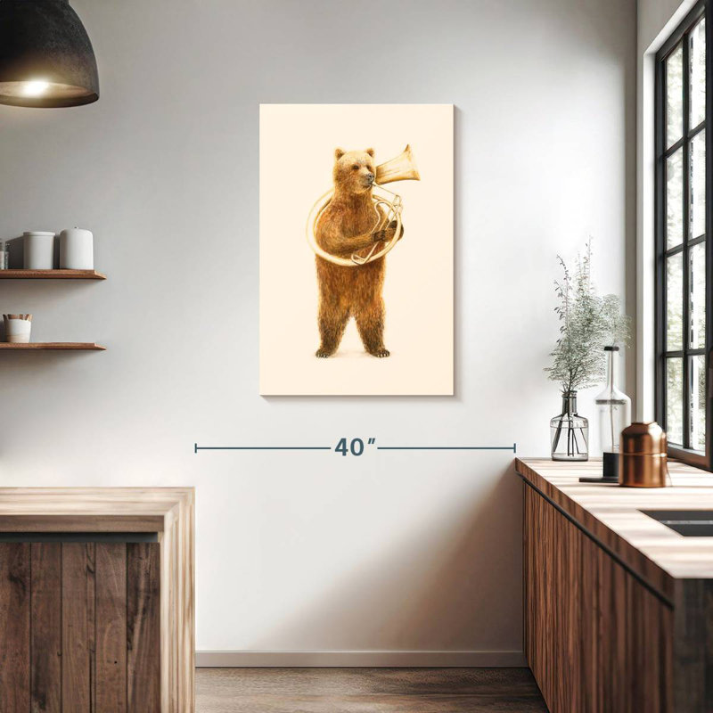 Ketti The Bear And Its Helicon, 36" H x 24" W