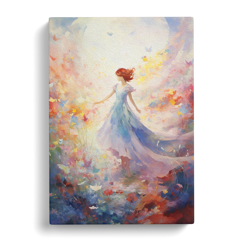 Fairy Colour Field - Wrapped Canvas Print, 76cm H x 50cm W x 3cm D