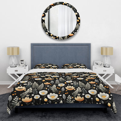 Ensemble de housse de couette rustique blanc