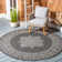Arneshia Floral Brown/Tan Indoor/Outdoor Area Rug