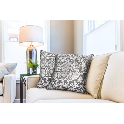 Eden Floral Square Throw Pillow Cover