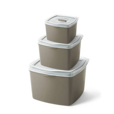 Bendross 10 Container Food Storage Set (Set of 10) Prep & Savour Color: Gray