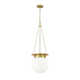 Zella Single Light Glass Dimmable Pendant