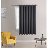 Bagdat Fabric Room Darkening Curtain Single Panel