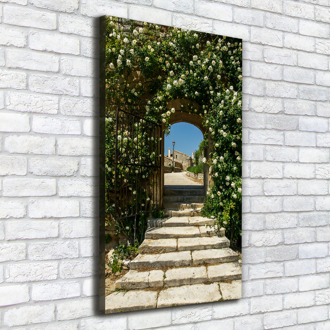 Floral Arch - Kunstdrucke auf Leinwand - Wrapped Canvas