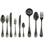 Venere Flatware Set - 75 Pieces - Ice Gold