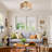 Tekamah 3-Light Fabric Semi Flush Mount Ceiling Light-2124433439