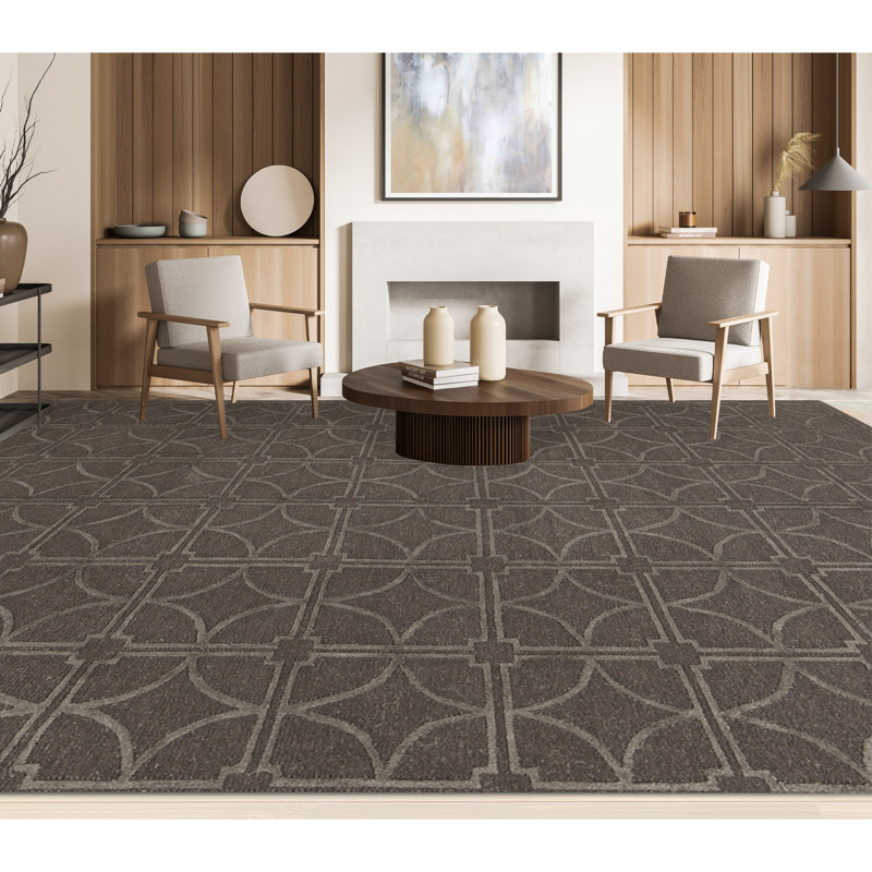 Himalayan Hand Woven Wool Geometric Area Rug