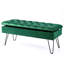 Dunfee Velvet Upholstered Storage Bench-707703686-707703692