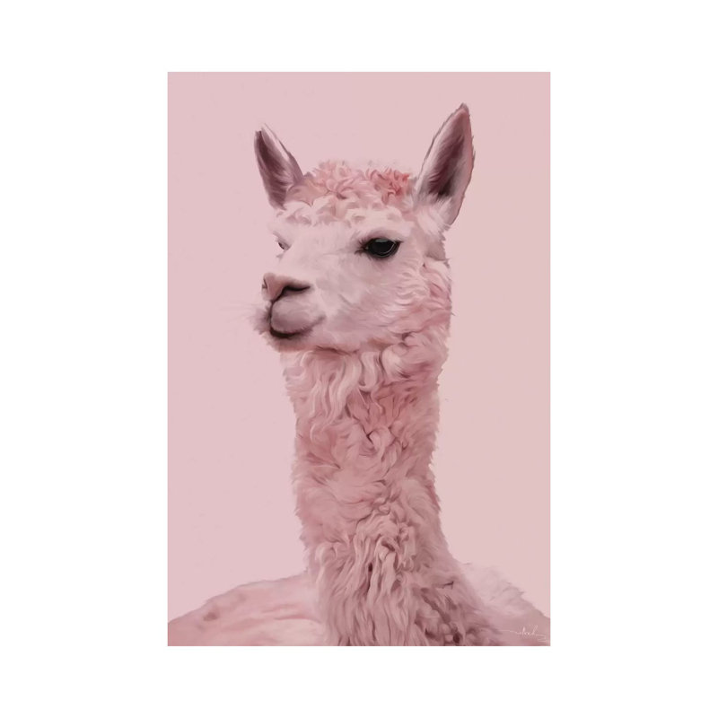 Lama 1 Piece Wrapped Canvas Wall Art, 66.04 cm H x 45.72 cm W x 3.175 cm D