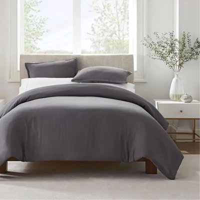 Simply Clean Solid Duvet cover Grey King