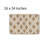 Wheat Pattern Bath Mat, 16 x 24 inch