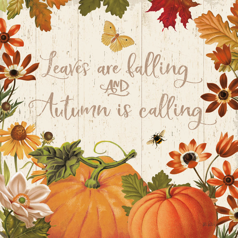 Fall Garden III, H 30 po x l 30 po x P 1,25 po