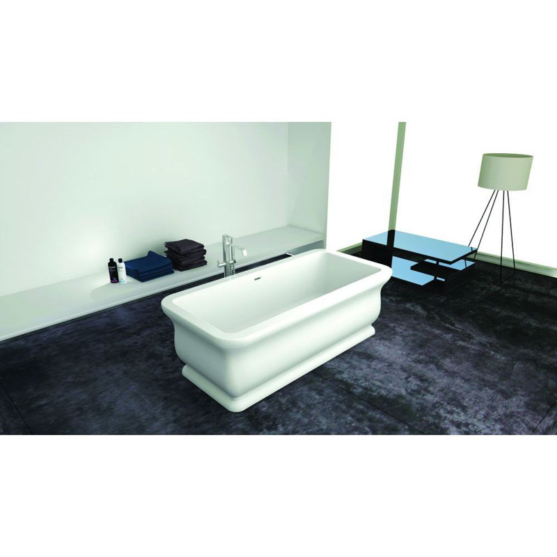 Baignoire de piédestal 71 "x 34" Studio Cierra