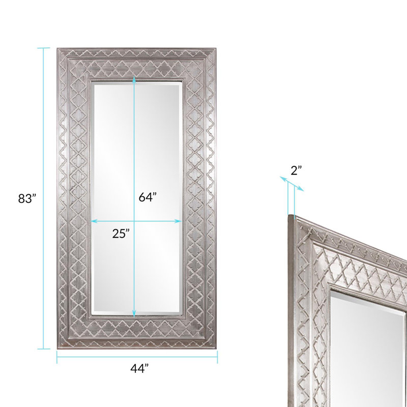 Bianca1 Rectangle Beveled Wall Mirror