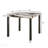 Modern Faux Marble Counter Height Dining Table With 4 Stools