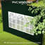 Childersburg Gazebo Side Panels with Window for 3x3(m) or 3x6m Gazebo-1978927281